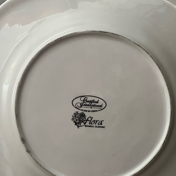 Retired Certified International PAMELA GLADDING FLORA Dinner Plate 11" - Picture 4 of 7